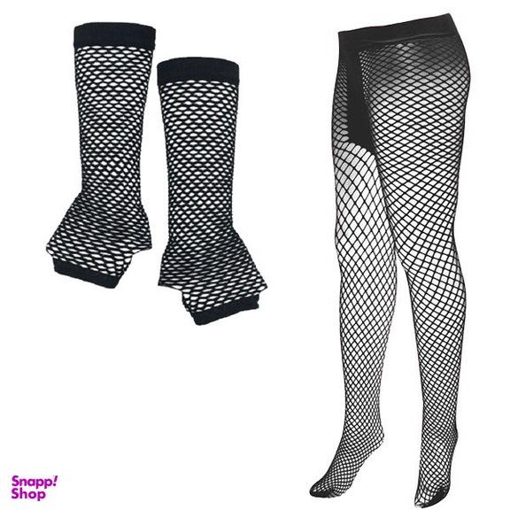 جوراب شلواری دخترانه مدل زنبوری به همراه ساق دست