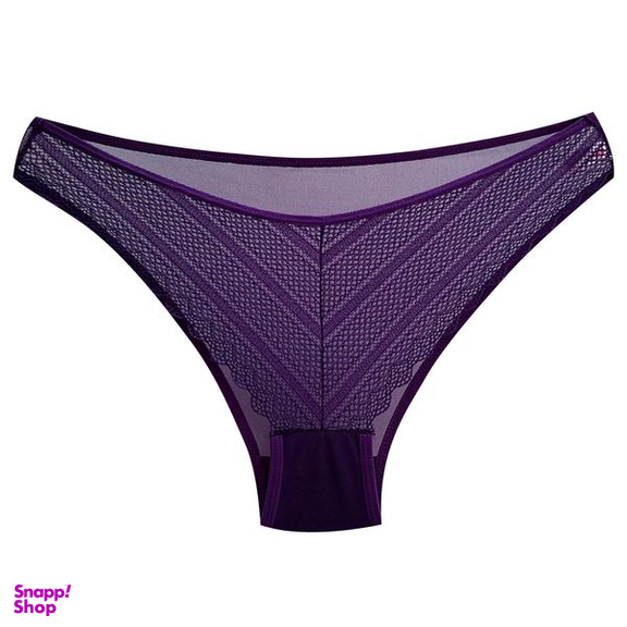 ست شورت و سوتین زنانه میسا مدل فنردار گیپوری کد 4717-6035 رنگ بنفش