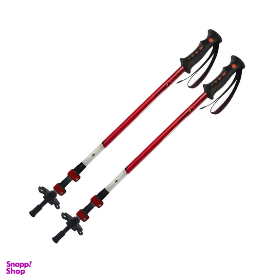 باتوم کلیپسی پیچی هفت گوهر قرمز کد T6-7075
