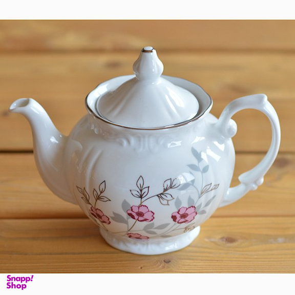 قوری چهار ترک چینی زرین مدل پامچال کد 001