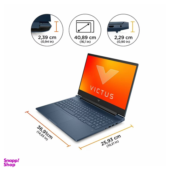 لپ تاپ 16 اینچی اچ پی مدل VICTUS 16 R0050NIA - A