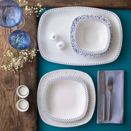 سرویس غذاخوری 27 پارچه چینی زرین ایران مدل ورونیکا سری کواترو درجه عالی