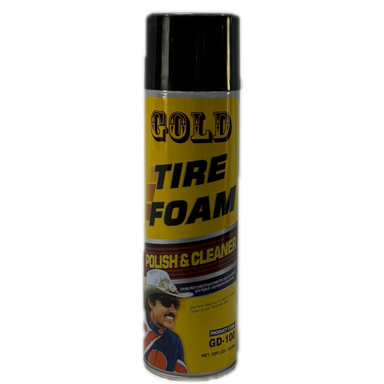 اسپری محافظ لاستیک گلد مدل TIRE FOAM