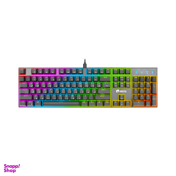 کیبورد گیمینگ گرین مدل GK-802 RGB