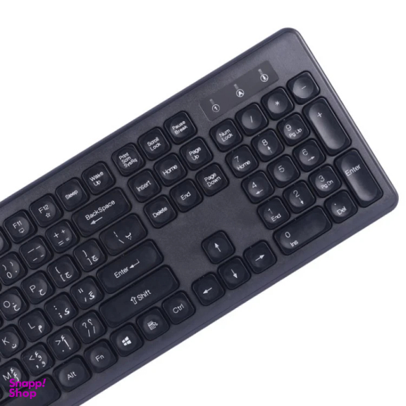 کیبورد و ماوس بی سیم نوا مدل NKM-1401
