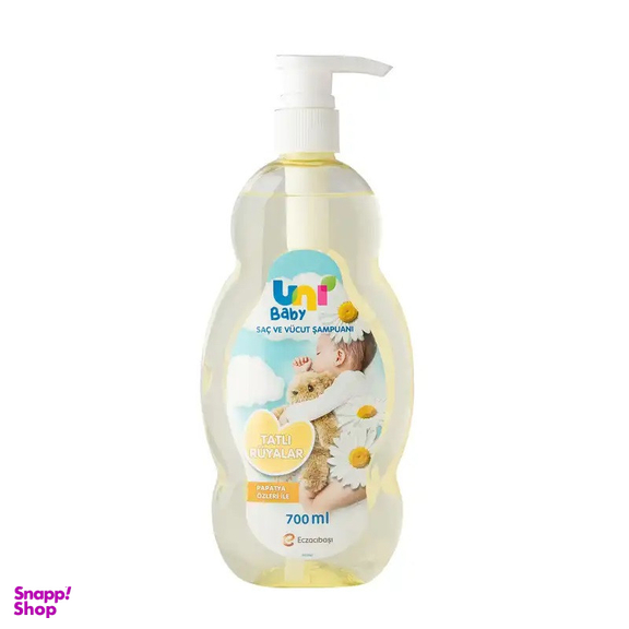 شامپو سر و بدن کودک یونی بب کد 202 حجم 750 میلی لیتر