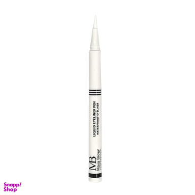 خط چشم ماژیکی مایا براون مدل Waterproof شماره White MB002
