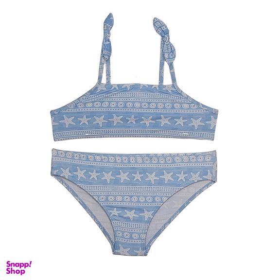 ست 2 تکه مایو دخترانه پیریمارک مدل 6670 رنگ آبی