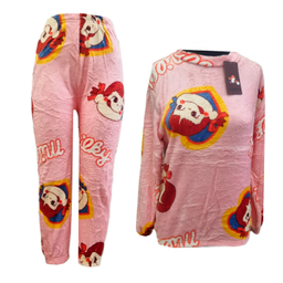 ست تیشرت و شلوار حوله ای زنانه مدل عروسک کد A42