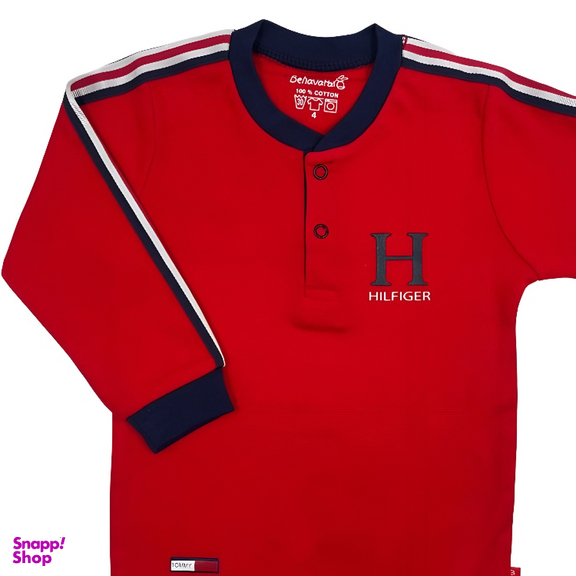 ست تیشرت و شلوار نوزادی به آوران طرح تامی