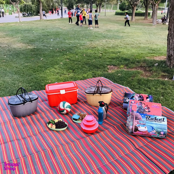 زیر انداز سفری راحل مدل حصیری یک تکه کد 4