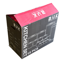 سرویس آشپزخانه 15 پارچه بی وی کی مدل فنسی کد 853692