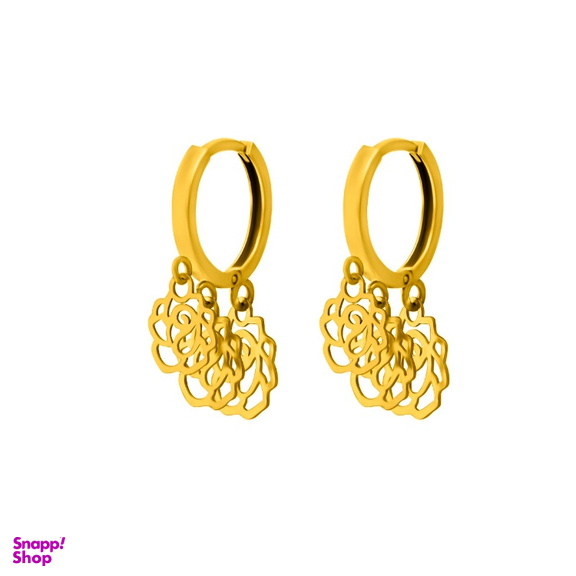 گوشواره طلا 18 عیار زنانه اقلیمه کد ET1748