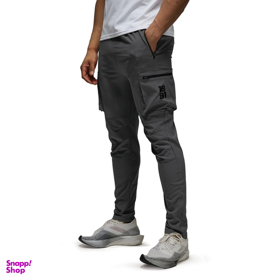 شلوار ورزشی مردانه نوزده نودیک مدل کارگو SH1963 DG رنگ طوسی