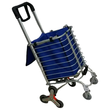چرخ خرید گرین لاین مدل Foldable Shopping Trolley Silver