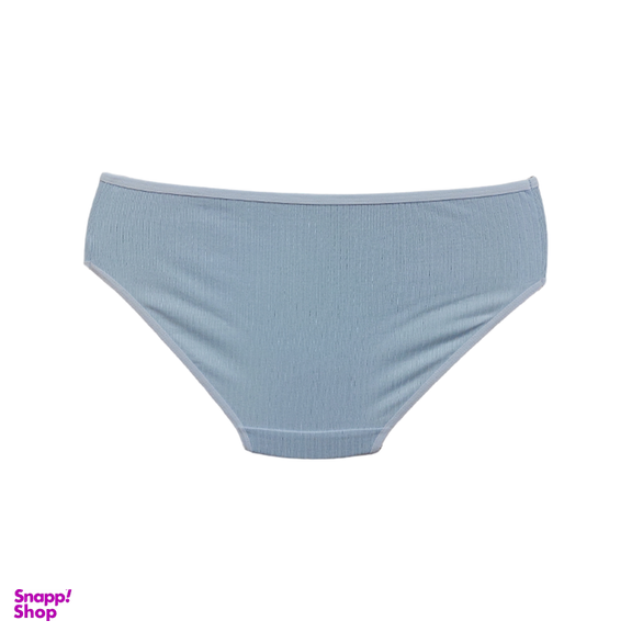 شورت زنانه اسلیپ میسپل طرح کبریتی کد LBLU-1105 آبی روشن