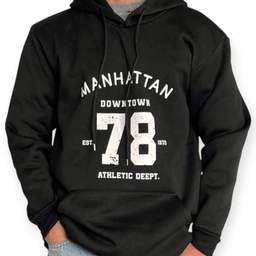 هودی زنانه اسپرت Manhattan مدل MG کد 781 رنگ مشکی