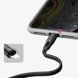 کابل تبدیل USB به Lightning راک مدل RCB0739 طول 1 متر