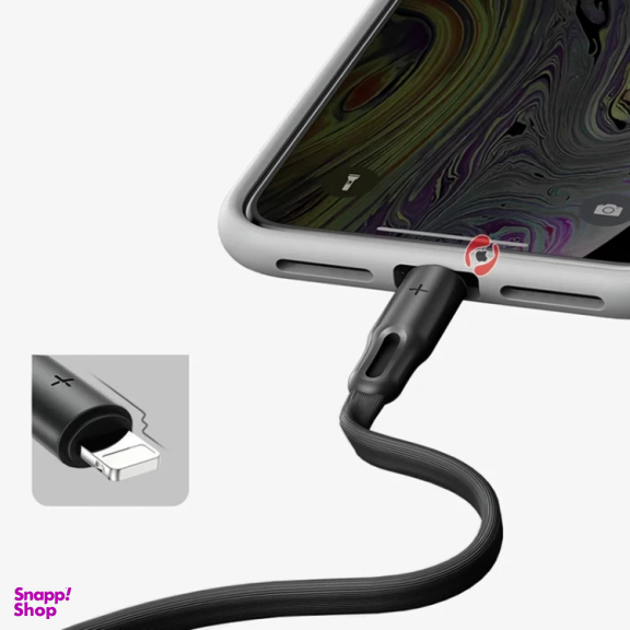 کابل تبدیل USB به Lightning راک مدل RCB0739 طول 1 متر