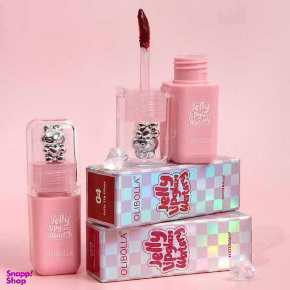 رژ لب مایع اولیبولا مدل Jelly Lipglaze Watery کد 06 حجم 4.5 میلی لیتر