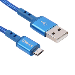 کابل دیتا MicroUSB لونارک مدل Lonark LC13A 2.1A طول 1.1 متر