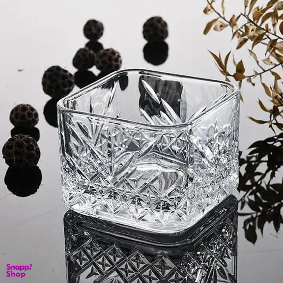 پیاله پاشاباغچه مدل تایملس مربع کد 530240 بسته 4 عددی