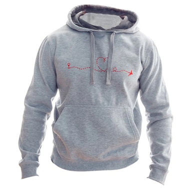 هودی زنانه به رسم طرح مسیر قلب کد 173