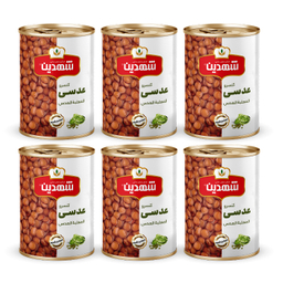 کنسرو عدسی شهدین وزن 370 گرم بسته 6 عددی