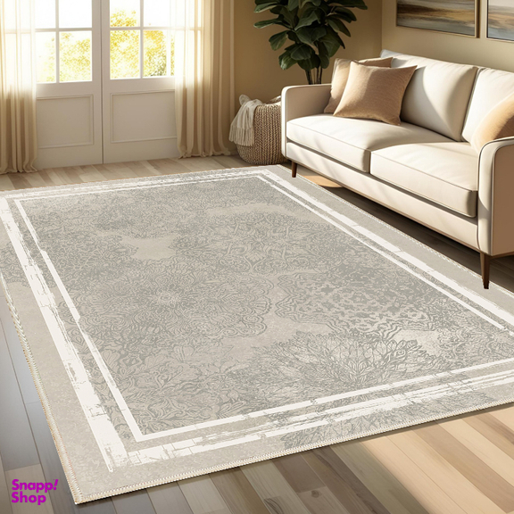 فرش ماشینی چاپی بدون تار و پود اورکوم مدل تارا کد OR.1111.01