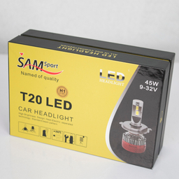 لامپ  خودرو هدلایت سام مدل T20 کد H1 بسته 2 عددی