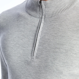 پلیور یقه ایستاده مردانه ال سی وایکیکی مدل سوپر تریکو سافت