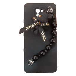 قاب گوشی موبایل مدل خرسی کد 111 مناسب شیائومی Note 9s / Pro به همراه بند آویز مرواریدی