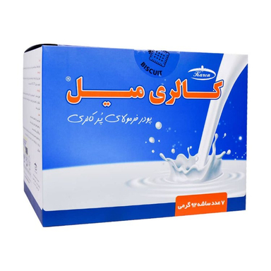 پودر کالری میل با طعم بیسکوییت کارن بسته 7 عددی