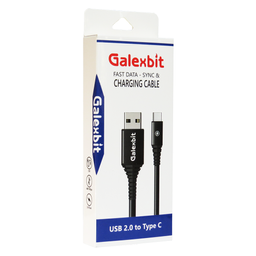 کابل شارژ و انتقال داده USB 2.0 به Type C گلکسبیت طول 1 متر