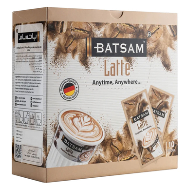 پودر قهوه فوری باتسام مدل لته بسته 10 عددی