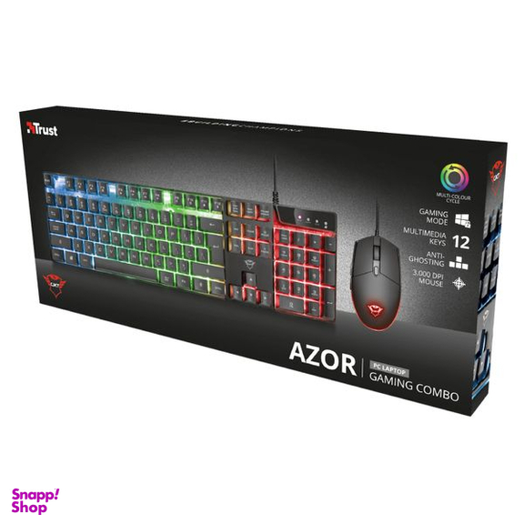 کیبورد و ماوس مخصوص بازی تراست مدل GXT 838 Azor