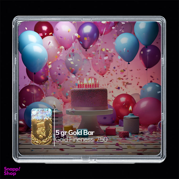 شمش طلا 18 عیار مدوپد مدل SG10596