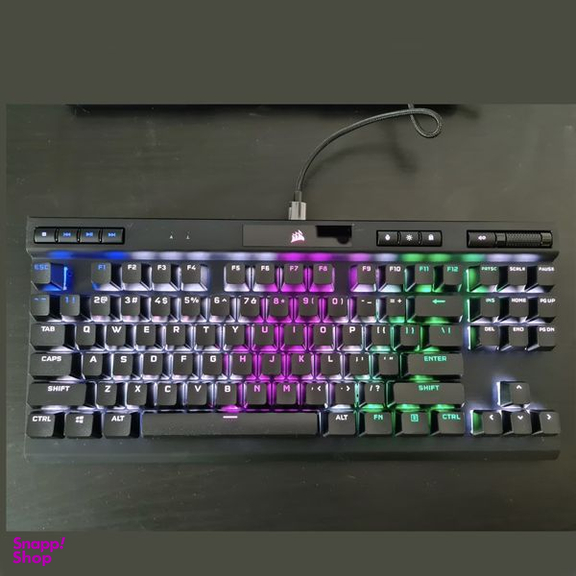 کیبورد مخصوص بازی کورسیر مدل K70 RGB TKL CHERRY MX Red