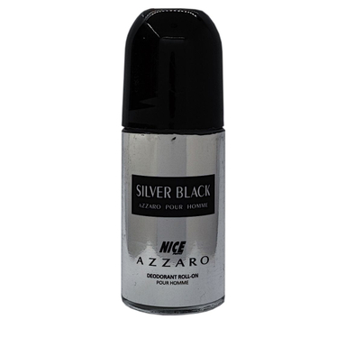 رول ضد تعریق نایس پاپت مدل Silver Black Azzaro حجم 60 میلی لیتر