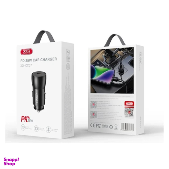 شارژر فندکی 25 وات ایکس او مدل CC57