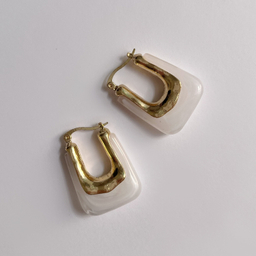 گوشواره زنانه مدل سنگی کد 01