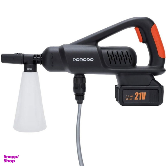 کارواش شارژی قابل حمل پرودو مدل Porodo Lifestyle Dual Mode High-Pressure Washer PD-LFST066-BK