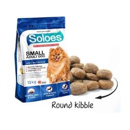 غذای خشک سگ بالغ نژاد کوچک سولواس مدل مرغ و برنج وزن 12 کیلوگرم