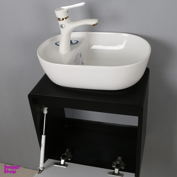 ست کابینت و روشویی دلفین مدل 2742-BL به همراه آینه