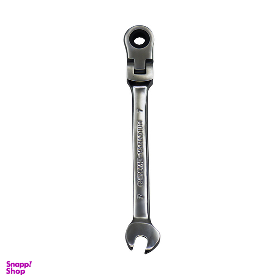 آچار یکسر تخت و یکسر رینگی ریما مدل تاشو کد YP-TAIWAN-07 سایز 7 میلی متر