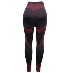 لگینگ زنانه کد B210 رنگ مشکی قرمز