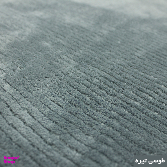 پادری شاران هوم مدل اسفنج دار طرح مخمل راه راه فانتزی سایز 40×65 سانتی متر