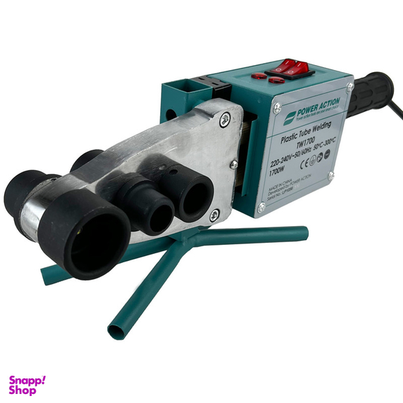 دستگاه جوش لوله پلیمری پاور اکشن مدل TW 1700 مجموعه 11 عددی
