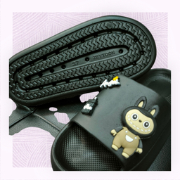 دمپایی زنانه زیتون مدل ملودی لبوبو ویانزا رنگ مشکی