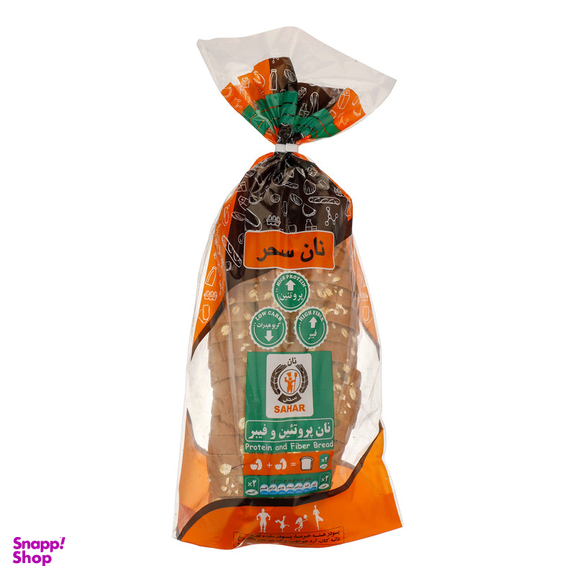 ‫نان تست پروتئين و فيبر‬‏ نان سحر وزن 400 گرم